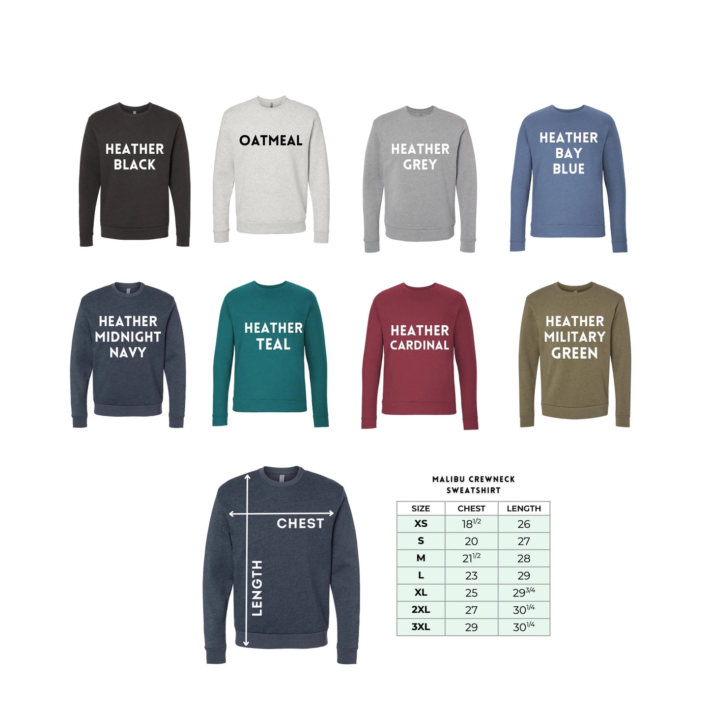 Mama embroidered neck crewneck with custom sleeve design