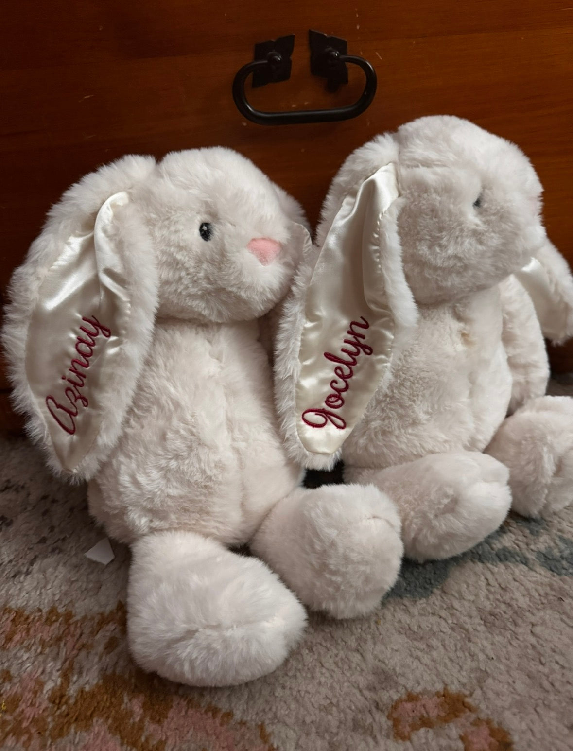 Personalized Stuffed Easter Bunny